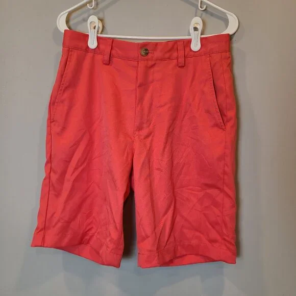 Vineyard Vines Links Shorts Mens 28 Salmon Coral Pink - Picture 1 of 7